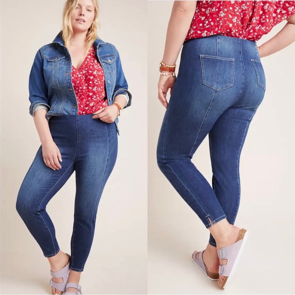 ANTHROPOLOGIE PILCRO AND LETTERPRESS The High Rise Denim Leggings Sz 31